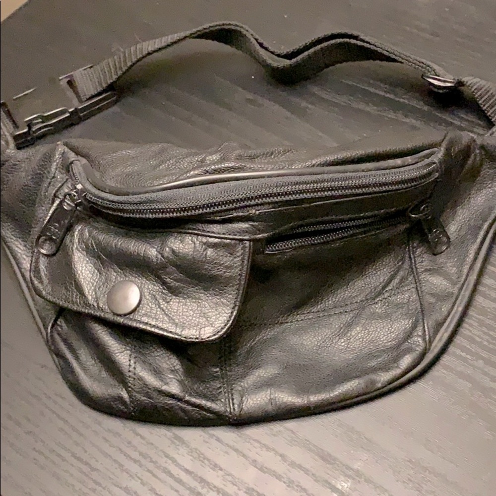 Vintage leather Fanny pack